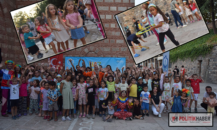 15 mahallede 15 bin çocuk dıyasıya eğlendi!