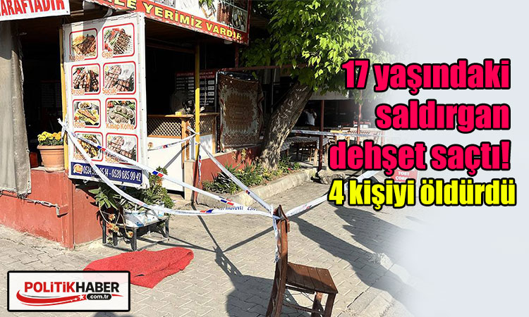 17 yaşındaki saldırgan dehşet saçtı!