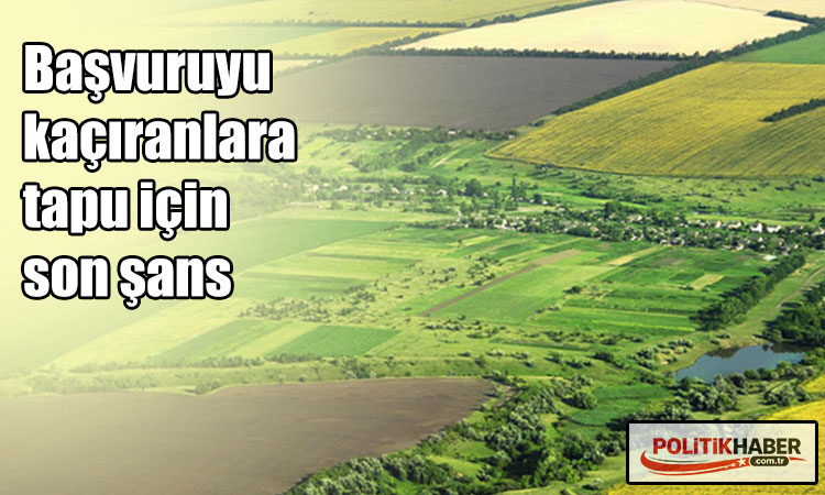 2B arazilerinde yeni düzenleme!