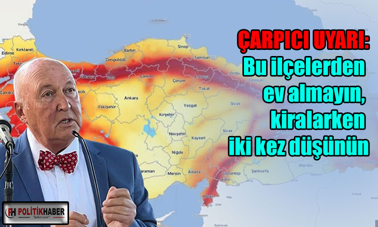 Ahmet Ercan, 58 bölgeyi tek tek sayarak uyardı