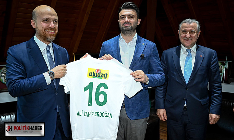 Bakan Bak ile Bilal Erdoğan’dan Bursaspor’a ziyaret