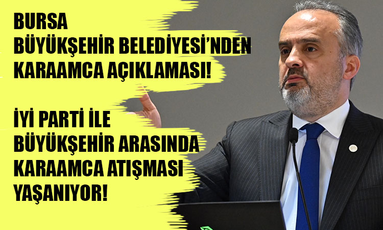 Bursa Büyükşehir'den Karaamca açıklaması!