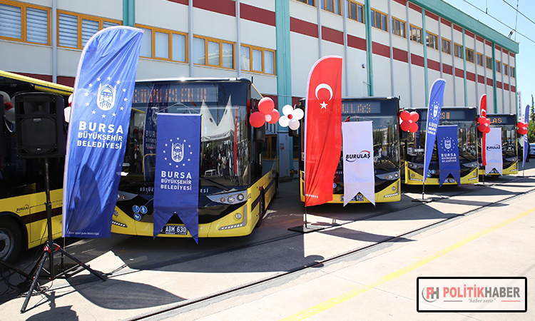 Bursa Büyükşehir’in ulaşım filosu büyüyor!