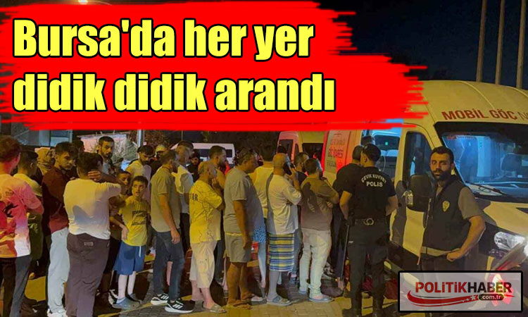 Bursa’da bin polisle ‘Huzur’ uygulaması!