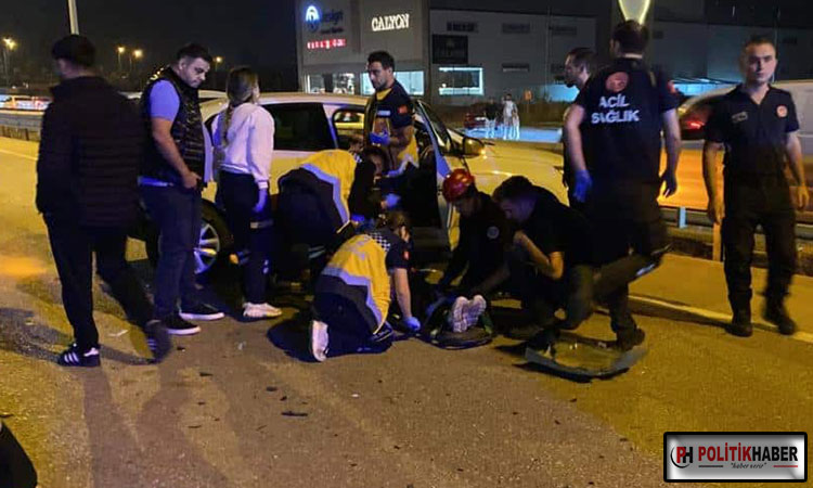 Bursa’da çok sayıda araç birbirine girdi!