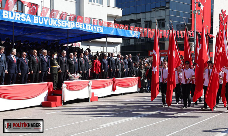 Bursa’da Cumhuriyet Bayramı coşkusu!