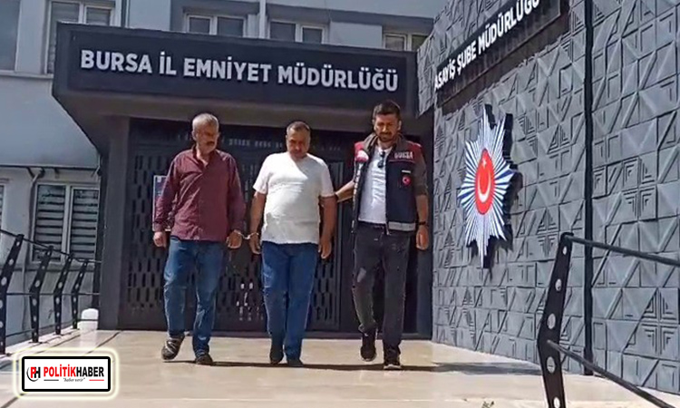 Bursa’da enginar hırsızları yakalandı
