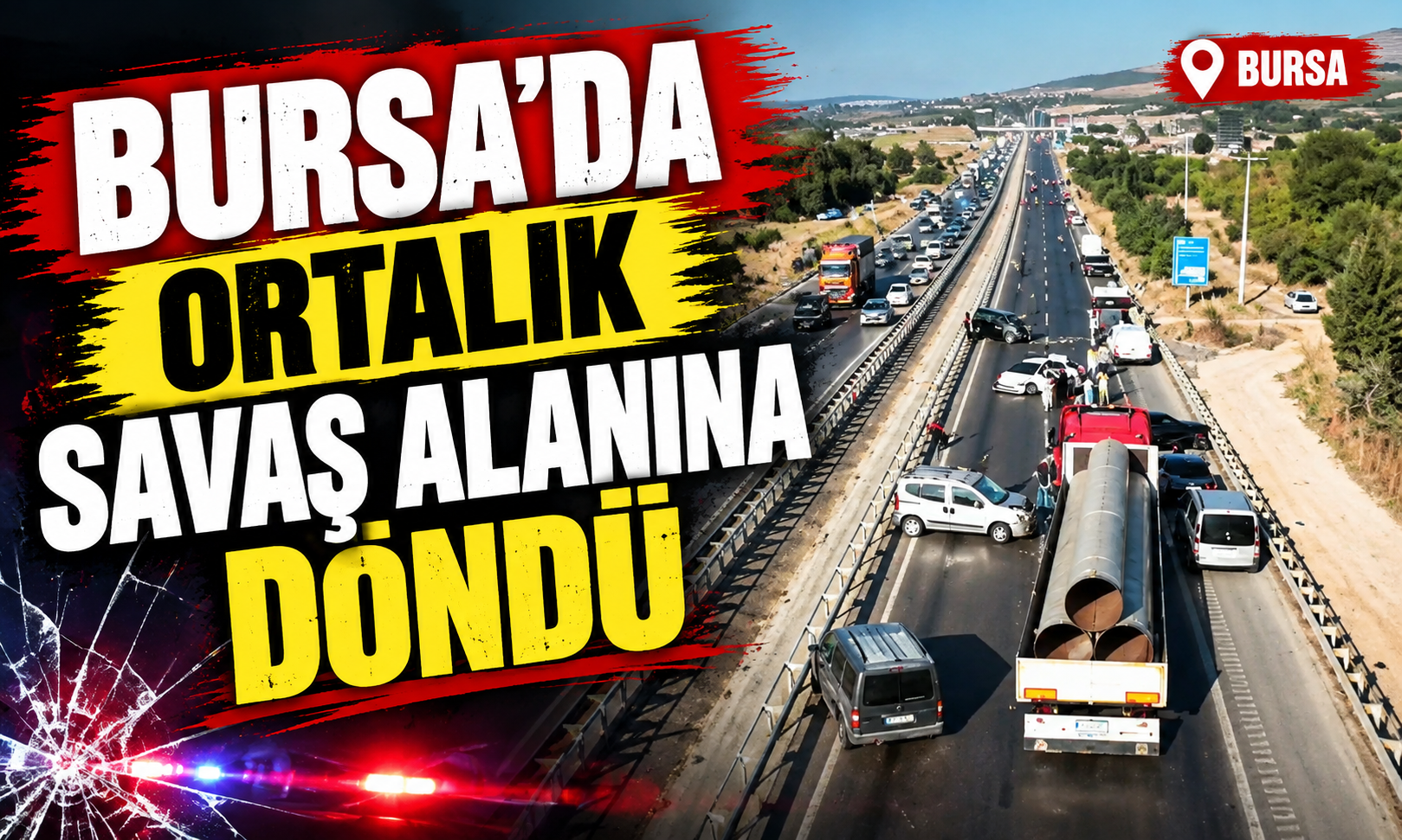 Bursa’da yola dökülen mazot kazaya neden oldu!