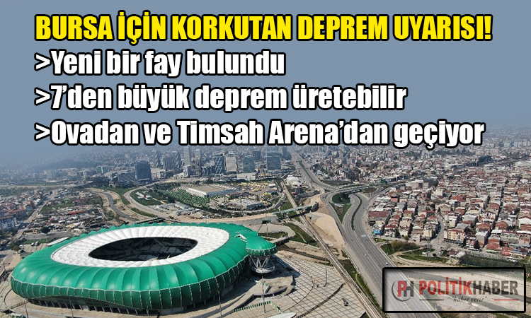 Bursa için korkutan deprem uyarısı!