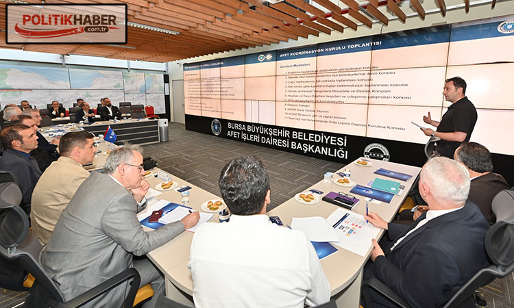 Bursa’nın afet planı AKOM’da masaya yatırıldı