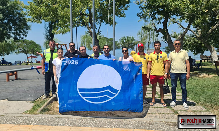 Bursa sahillerinde ‘Mavi Bayrak’ dalgalanıyor