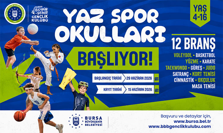 Büyükşehir'de ‘Yaz Spor Okulları’ başlıyor!