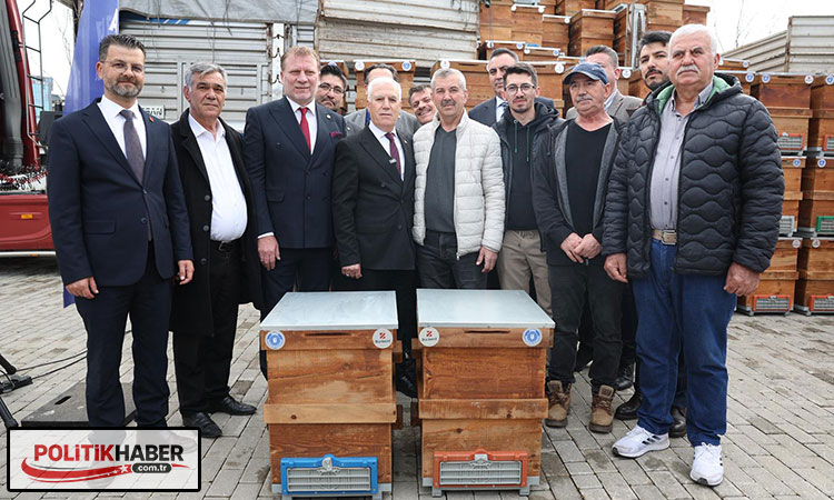 Büyükşehir'den arıcılara kovan desteği!