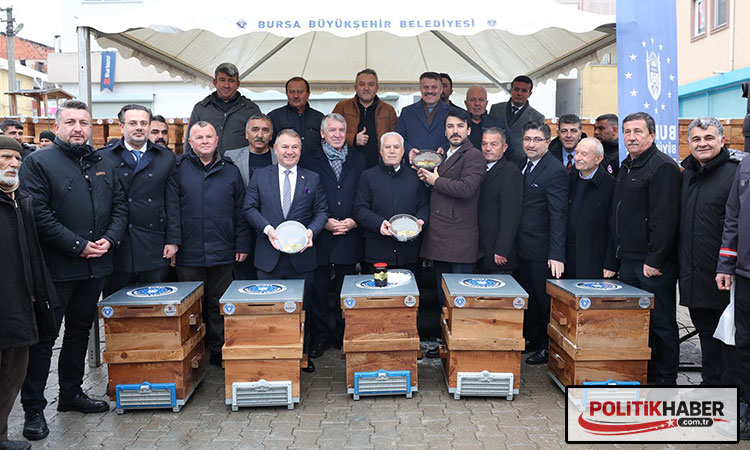 Büyükşehir'den dağ yöresine arı kovanı desteği