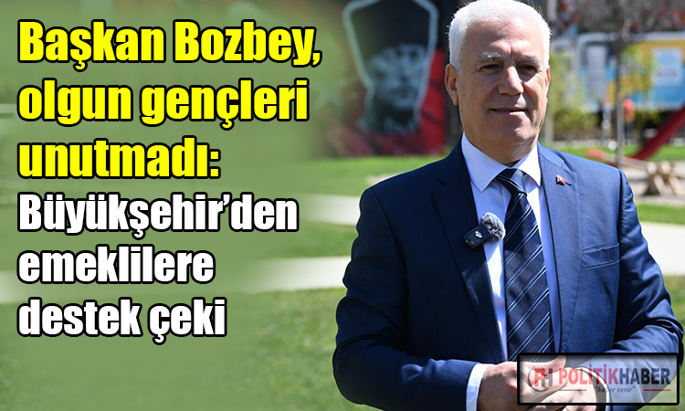 Büyükşehir’den emeklilere destek çeki