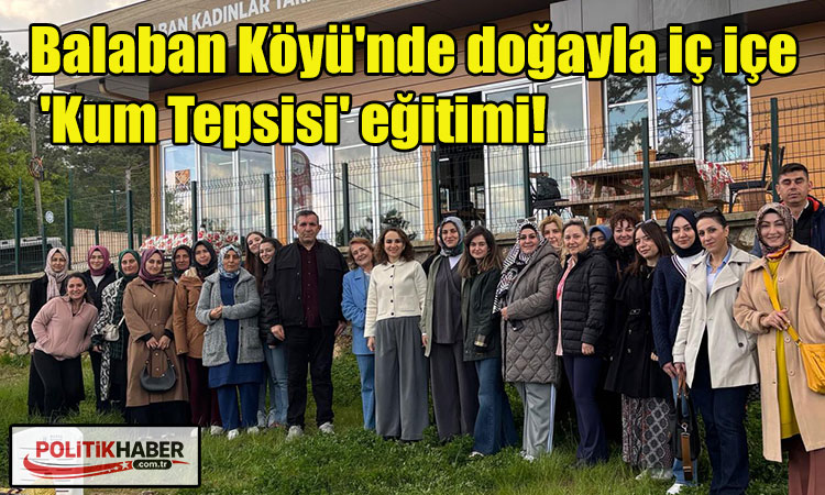 Doğayla iç içe 'Kum Tepsisi' eğitimi!