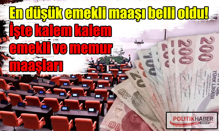 En düşük emekli maaşı belli oldu!
