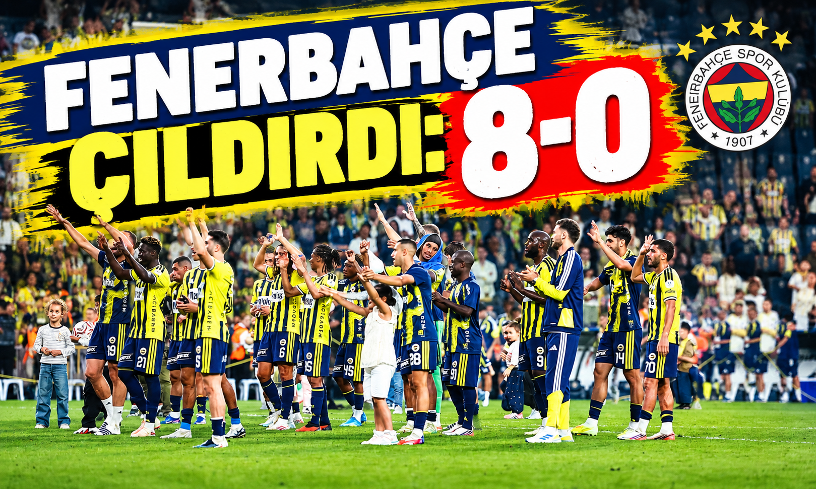 Fenerbahçe çıldırdı: 8-0