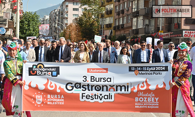 Gastronomi Festivali kortej yürüyüşüyle başladı!