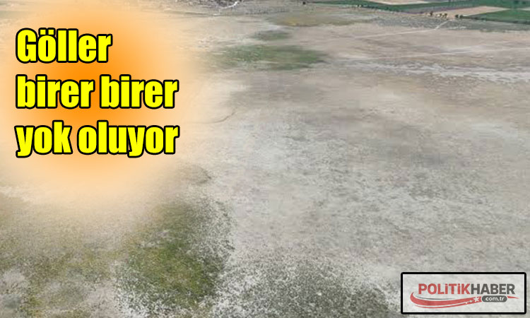 Göller birer birer yok oluyor!