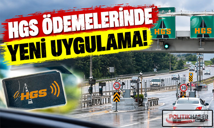 HGS ödemelerinde yeni uygulama!