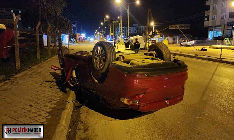 Hızlı otomobil ortalığı savaş alanına çevirdi