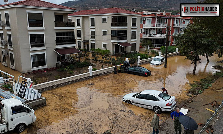 İzmir'de metrekareye 144 kg yağmur düştü!