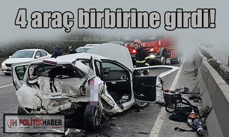 Kocaeli'nde feci kaza!