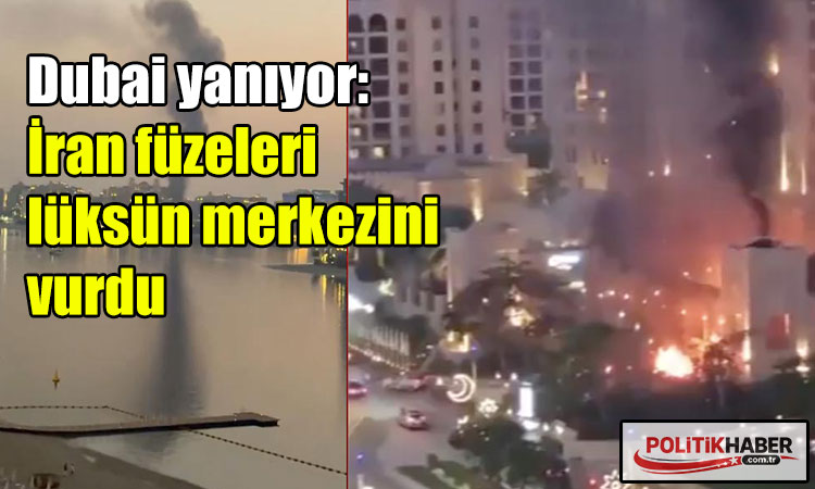 Lüksün merkezi Dubai yanıyor!