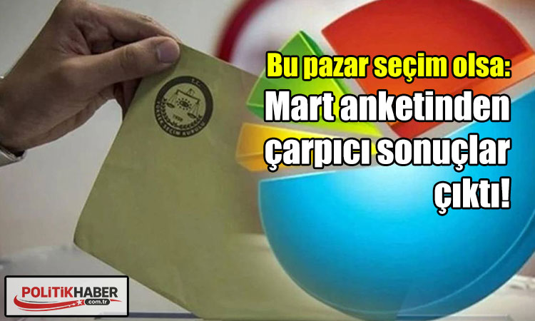 Mart anketinden çarpıcı sonuçlar çıktı!