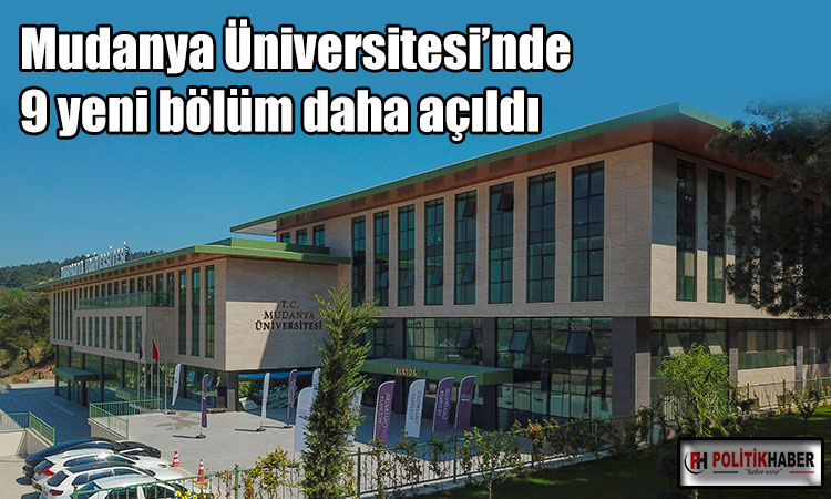 Mudanya Üniversitesi’nde 9 yeni bölüm daha açıldı