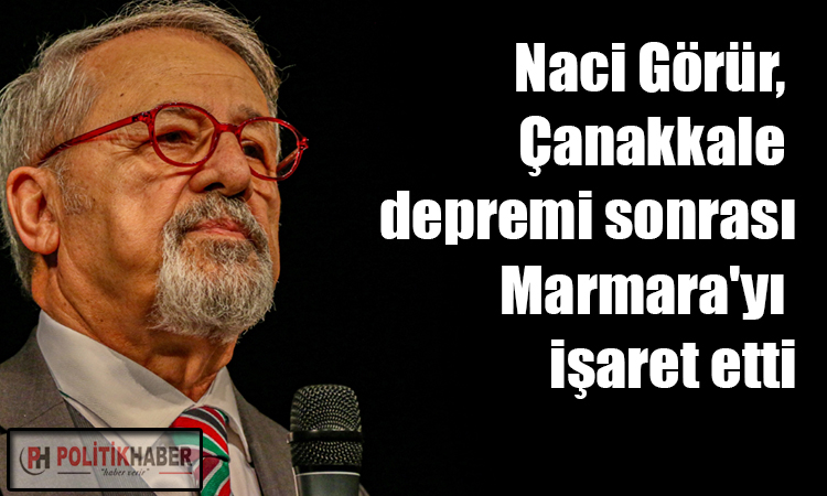 Naci hoca Marmara'yı işaret etti!