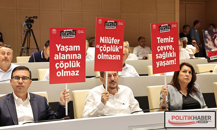 Nilüfer Belediye Meclisi’nde katı atık tesisi kararına tepki