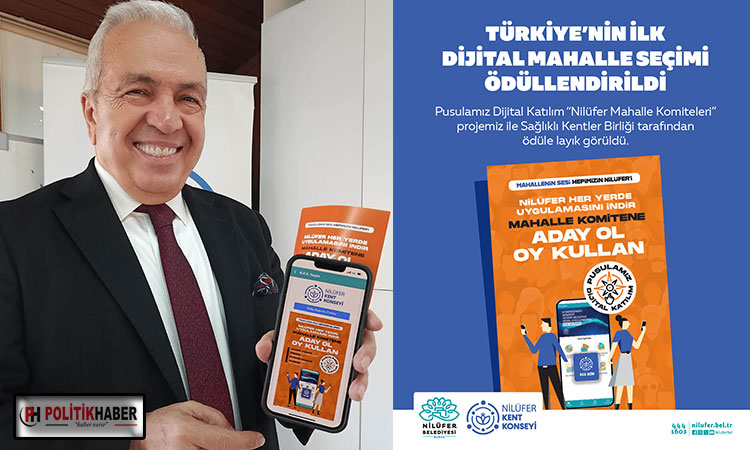 Nilüfer Belediyesi’ne “Akıllı Şehir” ödülü