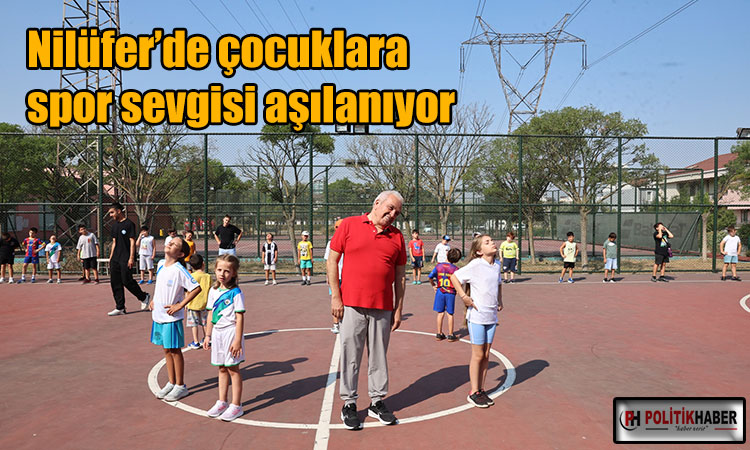 Nilüfer’de çocuklara spor sevgisi aşılanıyor