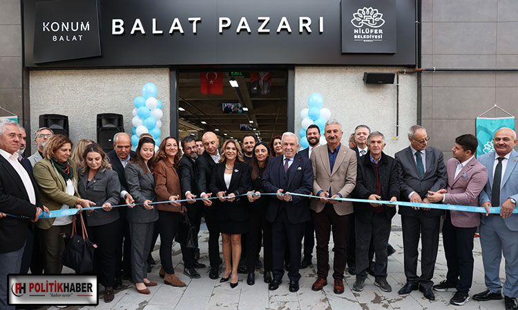 Nilüfer’in modern pazar alanı Balat’ta hizmete açıldı
