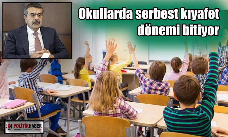 Okullarda serbest kıyafet dönemi bitiyor