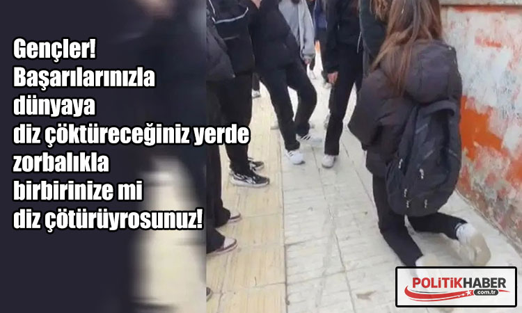 Önce dövdüler sonra diz çöktürüp özür dilettiler