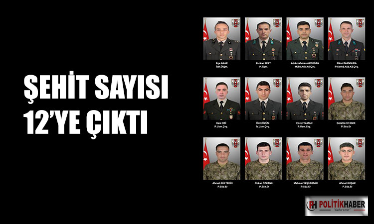 Pençe-Kilit Harekâtı bölgesinden acı haber!
