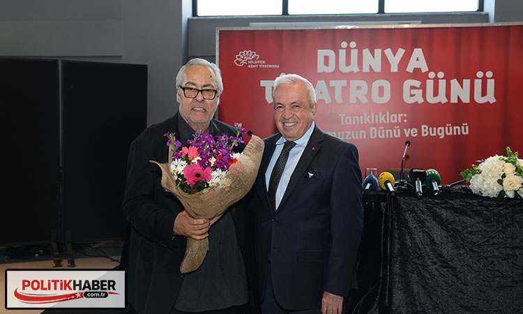 Rutkay Aziz Dünya Tiyatro Günü’nde Nilüferlilerle buluştu