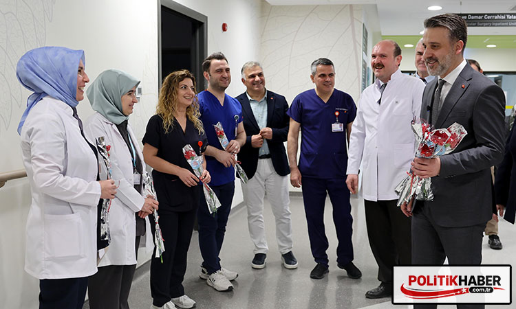 Sağlık emekçilerine anlamlı ziyaret