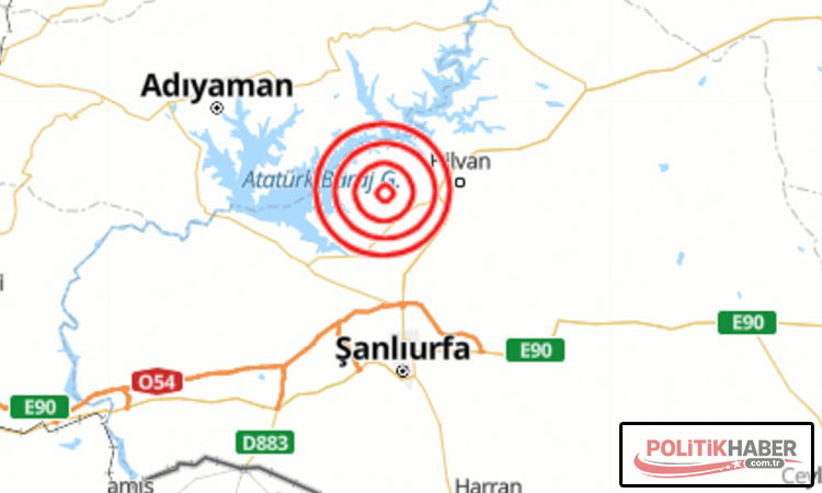 Şanlıurfa'da korkutan deprem!