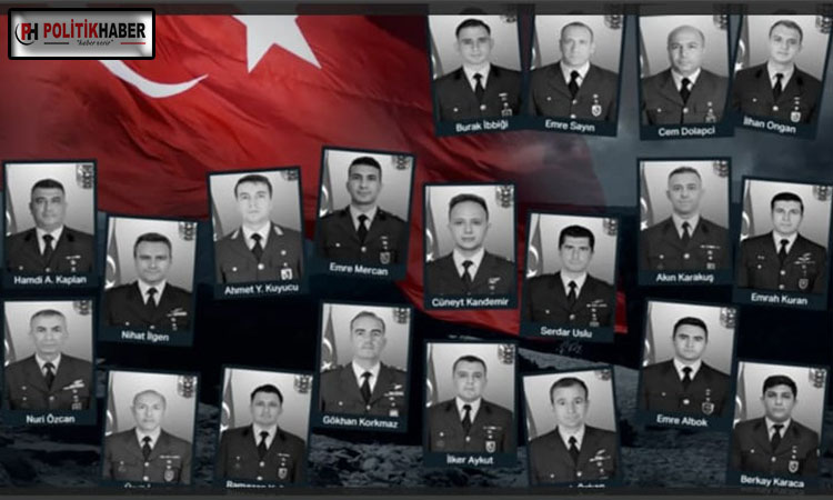 Şehitlerin naaşı Türkiye'ye getirildi