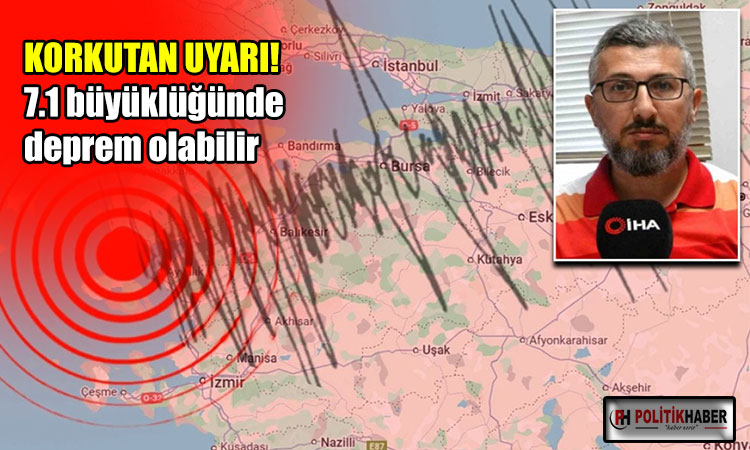 Simav için 7.1 büyüklüğünde deprem uyarısı!