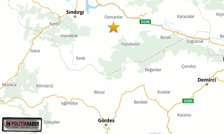 Sındırgı’da deprem! Bursa’da da hissedildi!