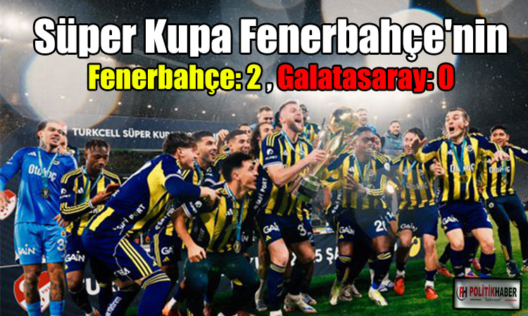 Süper Kupa Fenerbahçe'nin