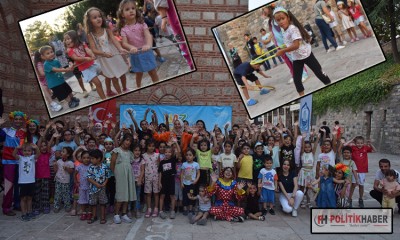 15 mahallede 15 bin çocuk dıyasıya eğlendi!