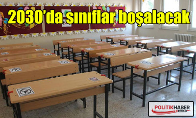 2030’da sınıflar boşalacak