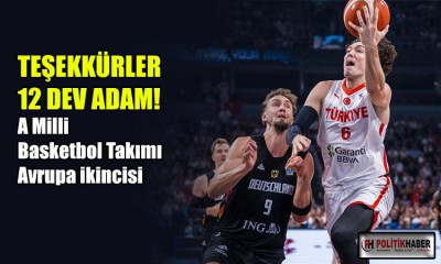 A Milli Basketbol Takımı Avrupa ikincisi!