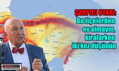 Ahmet Ercan, 58 bölgeyi tek tek sayarak uyardı